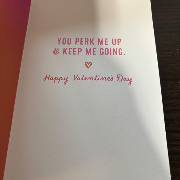 Coffee Valentines day greeting card - Picture 2 of 3